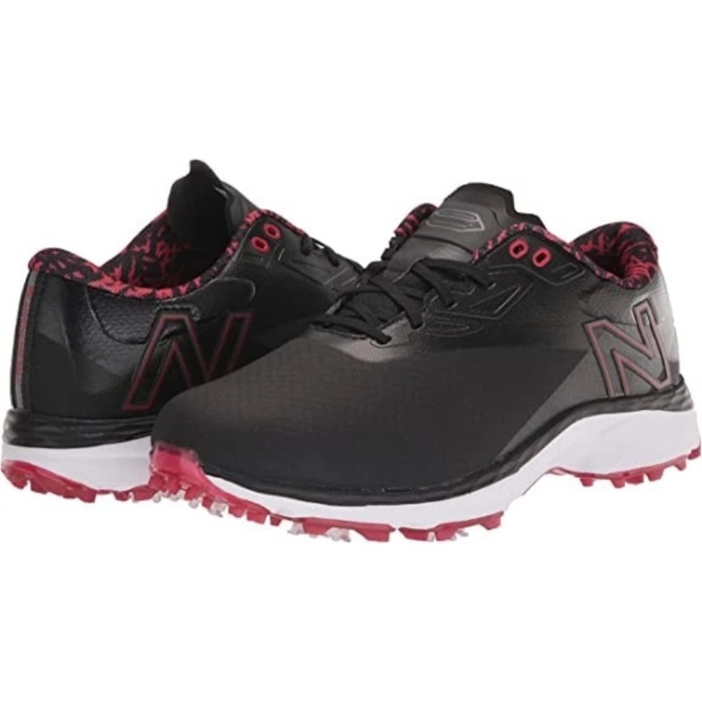 New Balance Men's Fresh Foam X Defender Golf Shoes Black/Red